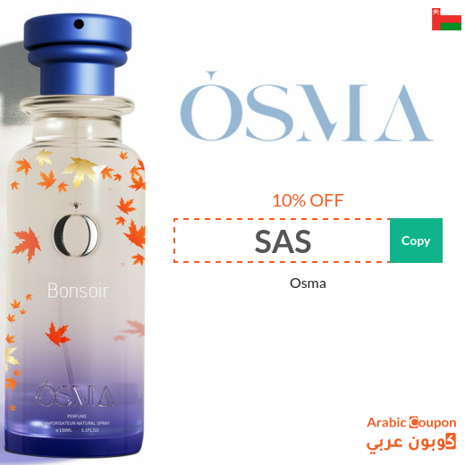 Osma discount code on all perfumes - New 2025