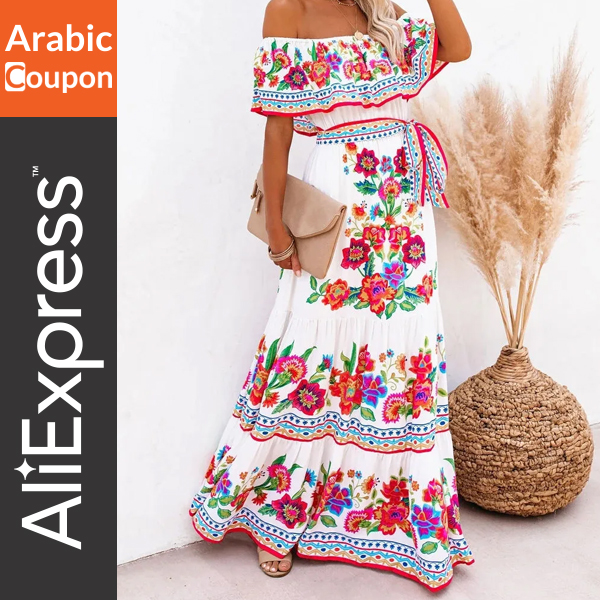 Light boho style dress - Summer dresses from Aliexpress