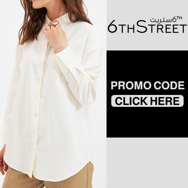 Trendyol white shirt - 6thStreet promo code