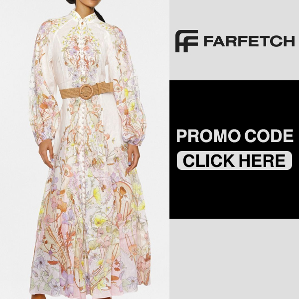 Zimmermann maxi dress from Farfetch - promo code