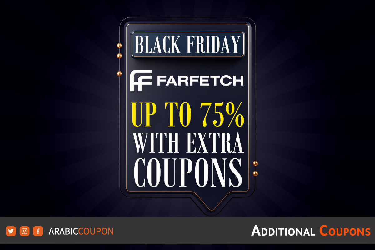 Farfetch promo code with Black Friday offers 2024 up to 75